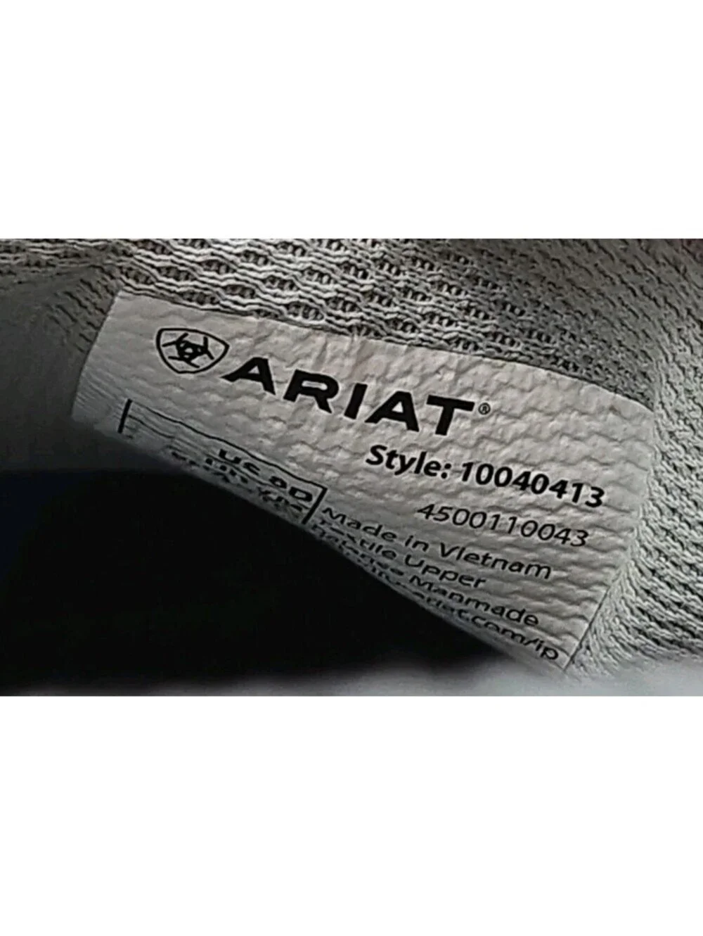Ariat 360 Heather Charcoal Casual Canvas Slip On Shoe 10040413 Mens 8D New ++